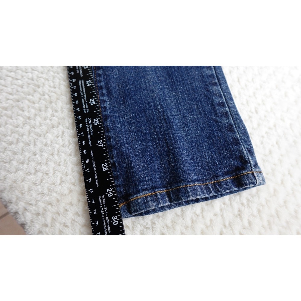 Levi's The Original Jeans Women's 6M Blue Denim Stretch Mid Rise Skinny Leg - Picture 14 of 15